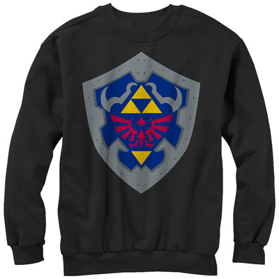 Crewneck Sweatshirt: Legend Of Zelda- Simple Shield T-Shirt