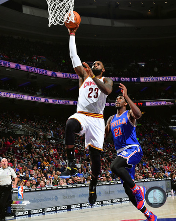 NBA: LeBron James 2016-17 Action Photo