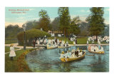 Boating, Mitchell Park, Milwaukee, Wisconsin Pósters Boating, Mitchell Park, Milwaukee, Wisconsin Pósters