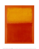 Orange and Yellow Art by Mark Rothko
