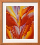 Red Canna Prints by Georgia O'Keeffe