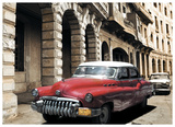 Voitures cubaines I Affiches par C. J. Groth