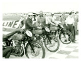 Gilera Saturno: carrera a tres Lámina giclée Gilera Saturno: carrera a tres Lámina giclée