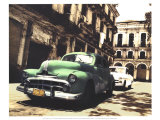 Voitures cubaines II Poster par C. J. Groth