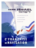 Ocean Liner, Israel Giclee Print by Noel Revest