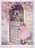 Girl at the Garden Gate Giclee Print