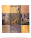 Neuf cases aux iris Posters par Don Li-Leger