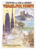 French Western Railway, Normandy Tour Lámina giclée por Gustave Fraipont
