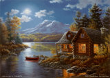 Moonlit Haven Prints by Judy Gibson