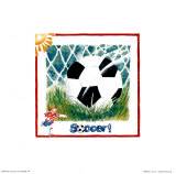 Football Affiches par Lila Rose Kennedy