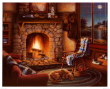 Capanna in alta montagna Arte di Judy Gibson