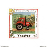 Tractor Posters by Lila Rose Kennedy