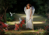 Ange de la paix Posters par Joyce Birkenstock