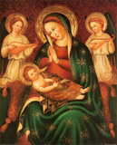 Mutter und Kind Poster von Riccardo Bianchi
