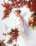 Baby Angel III Print by Joyce Birkenstock