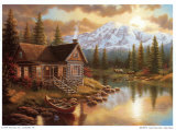 Vue du lac Art par Judy Gibson