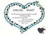 Special Aunt Posters by Sue Skeen