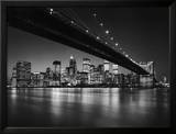 New York, New York, Manhattan Skyline Art by Henri Silberman