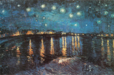 Starry Night over the Rhone, c.1888 Posters by Vincent van Gogh