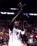 Kevin Garnett - '04 NBA/ MVP Trophy ©Photofile Photo
