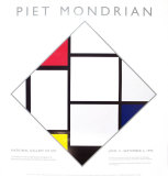 National Gallery, 1995 Serigraph by Piet Mondrian
