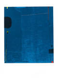 Diptychon Blau, c.1963 Serigrafía por Max Ackermann