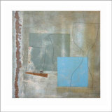 Green Goblet and Blue Square, c.1961 Prints by Ben Nicholson
