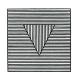 Triangle, c.1980 Sérigraphie par Sol Lewitt