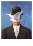 L'Homme au Chapeau Melon Posters af Rene Magritte