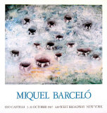 Fifteeen Holes, 1987 Collectable Print by Miquel Barceló