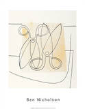 Scissors, c.1968 Sérigraphie par Ben Nicholson