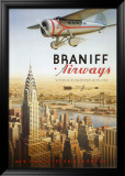 Braniff Airways - Manhattan, NY Art par Kerne Erickson