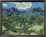 Landscape with Olive Trees Prints by Vincent van Gogh