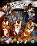 03/'04 Pistons Eastern Conference Champions Composite ©Photofile Photographie