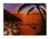 Tahitian Sunset Prints by David Marrocco