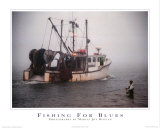 Fishing for Blues Posters by Marcia Joy Duggan