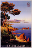 Die Cote d'Azur Poster von M. Tangry