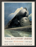 New York to Chicago Posters by Leslie Ragan