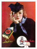 Zigarettenplakat von Lucky Strike Giclée-Druck