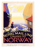 Royal Mail Ocean Line, Norway Giclée-Druck von Herrick 