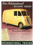 International Streamlined Metro Truck Lámina giclée