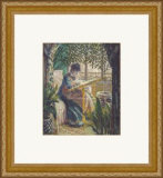 Madame Monet Embroidering, 1875 Posters by Claude Monet