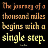 The Journey - Lao Tzu Magnet