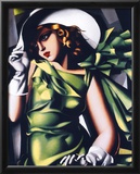Jeune Fille Vert Prints by Tamara de Lempicka Jeune Fille Vert Prints by Tamara de Lempicka