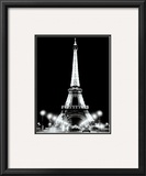 Eiffel Tower at Night Posters by Cyndi Schick