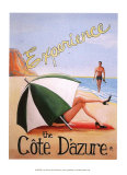 Cote d'Azure Affiches par Bethany Travis