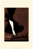 Le Scandale Posters by Kate Archie