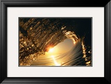 Golden Sunrise Curl Posters by Woody Woodworth