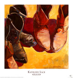 Cowboy-Stiefel II Poster von Kathleen Lack