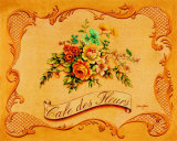 Cafe des Fleurs Affiches par Catherine Jones